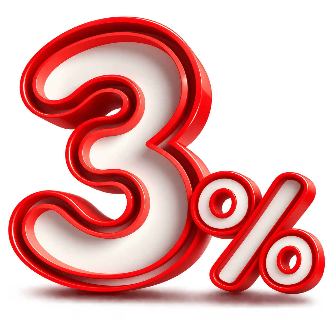 3% dobândă pe an